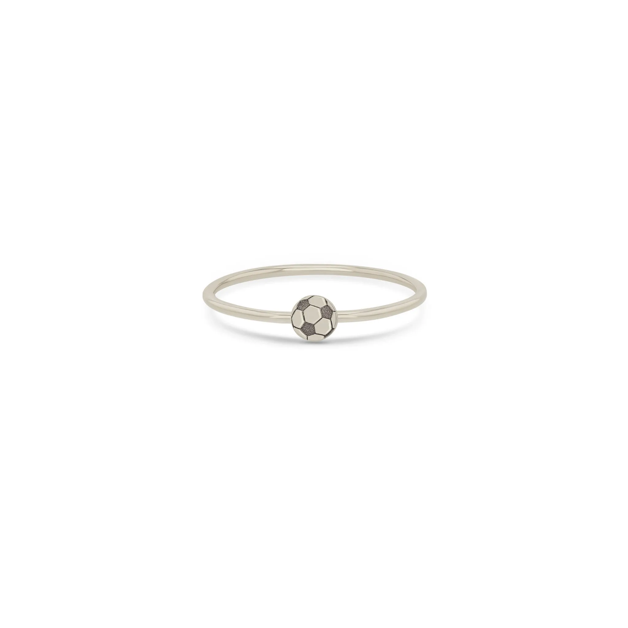 14k Itty Bitty Soccer Ball Ring