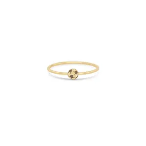 14k Itty Bitty Soccer Ball Ring