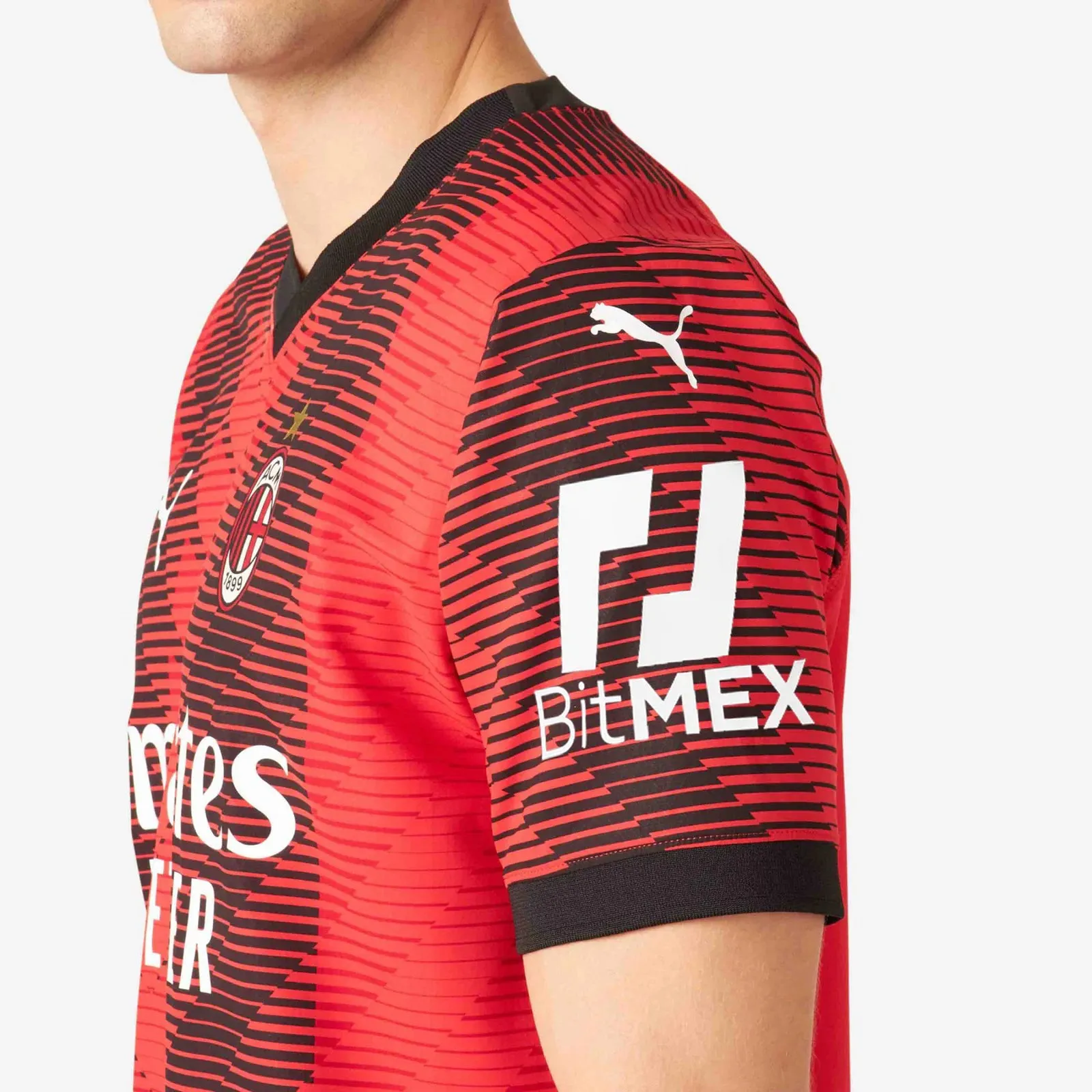 AC Milan 2023/24 Men's Home Jersey Football Soccer by Puma