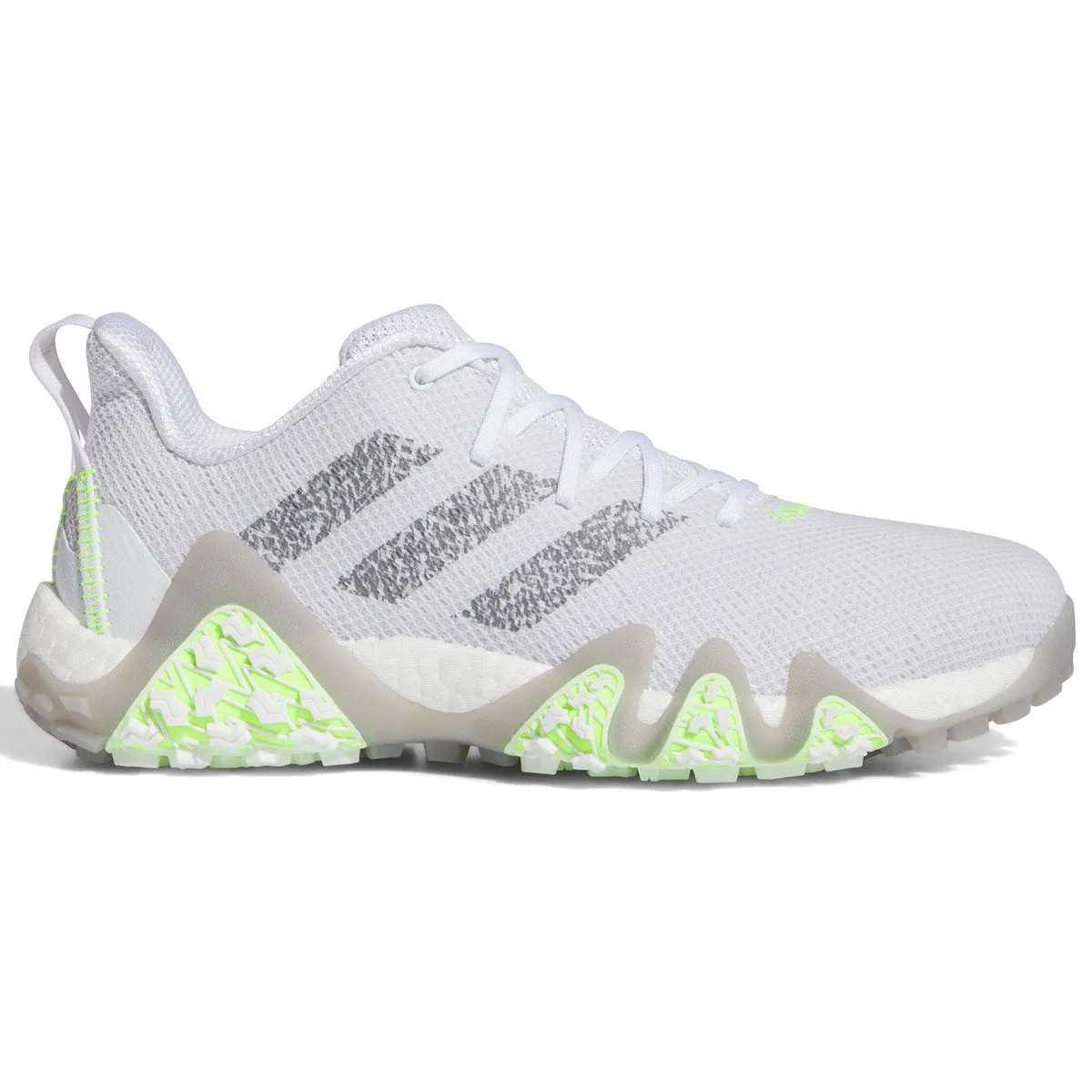 adidas CODECHAOS 22 Golf Shoes - White/Grey/Lucid Lemon