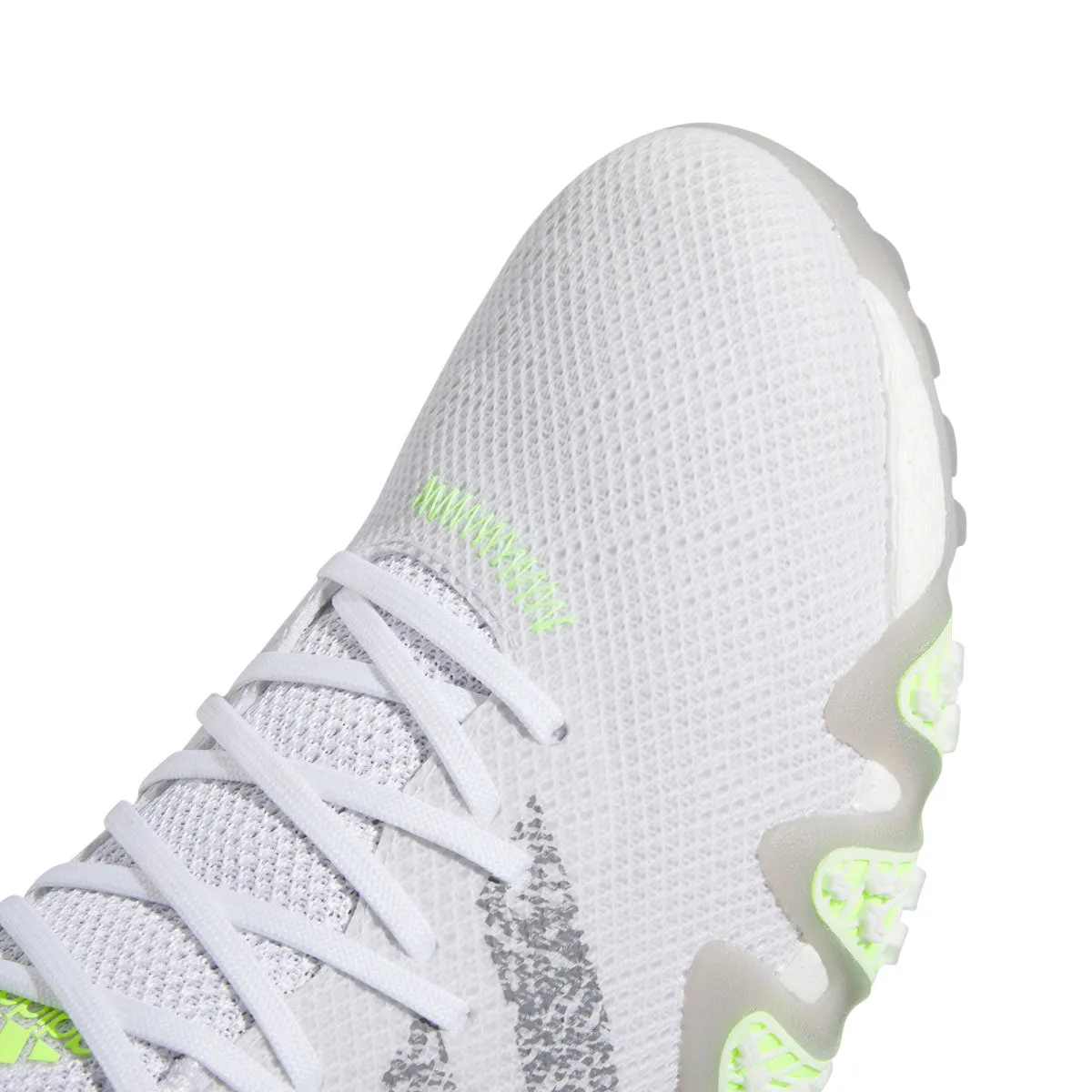 adidas CODECHAOS 22 Golf Shoes - White/Grey/Lucid Lemon