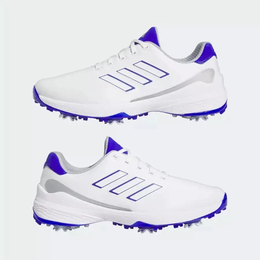 Adidas ZG23 Golf Shoes - White/Blue