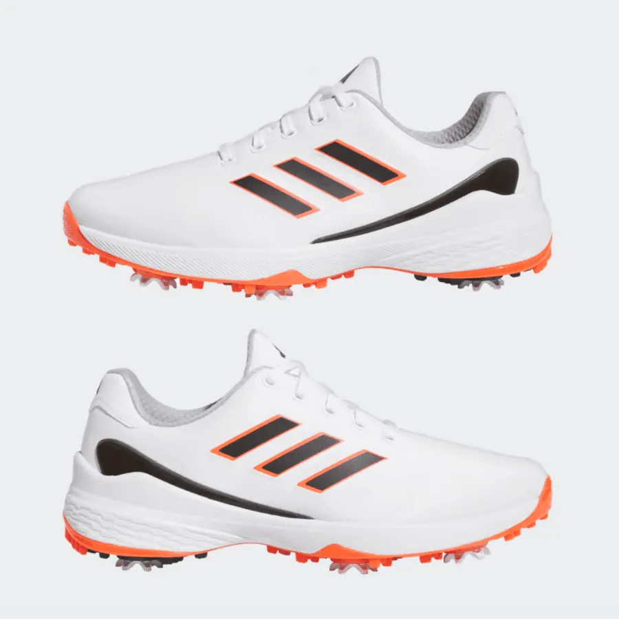 Adidas ZG23 Golf Shoes - White/Orange