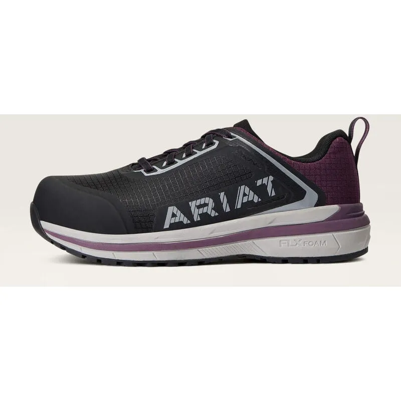 Ariat Women's Outpace CT Safety Slip Resist Work Shoe - Purple - 10040323