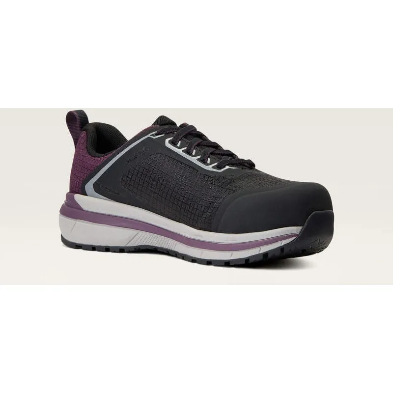 Ariat Women's Outpace CT Safety Slip Resist Work Shoe - Purple - 10040323