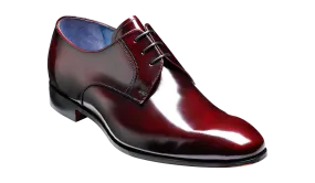 Barker Rutherford Classic Cemented Derby- Burgundy High-Shine