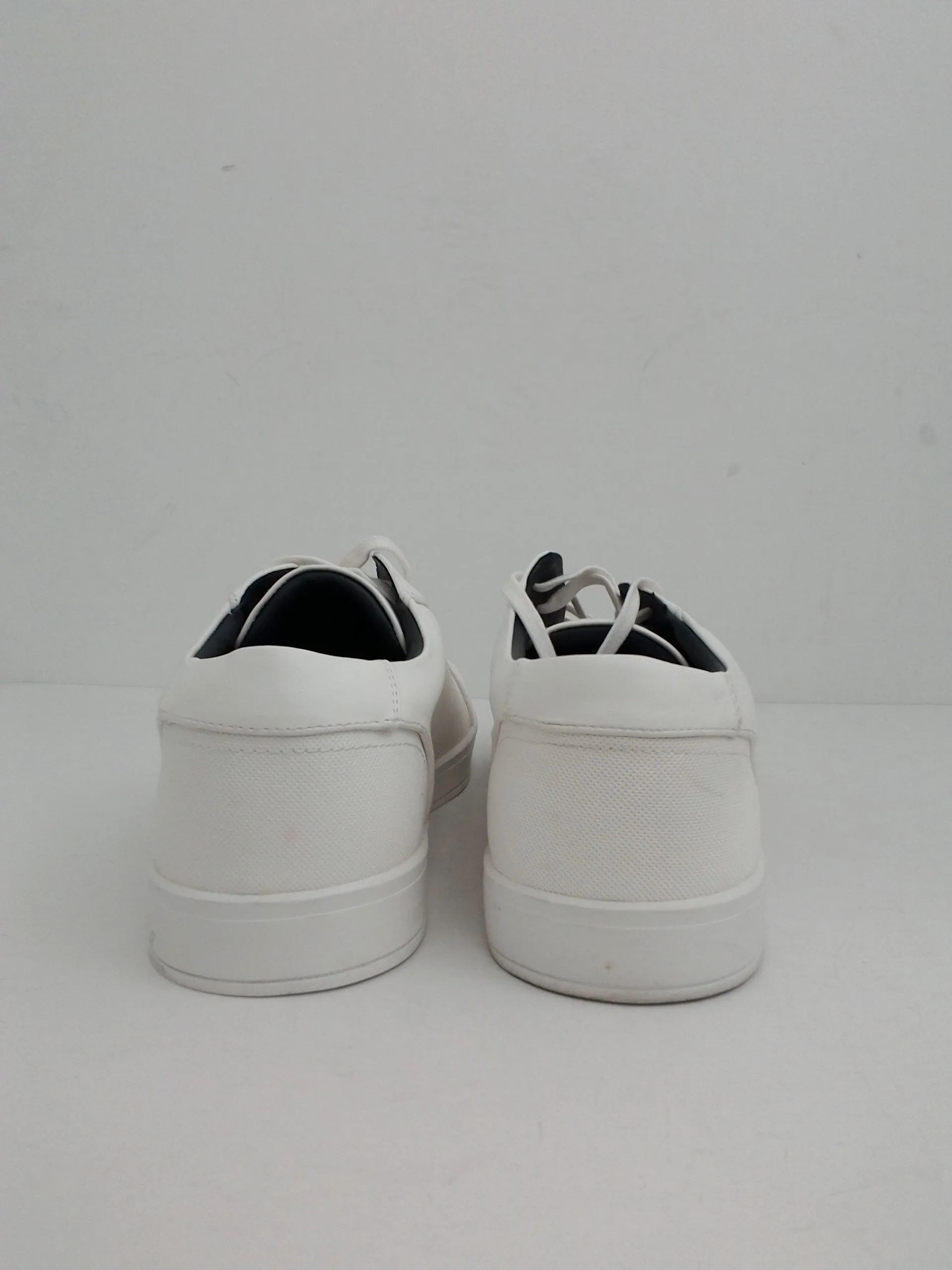 Calvin Klein Men's Designer Shoe White Sneaker 10.5