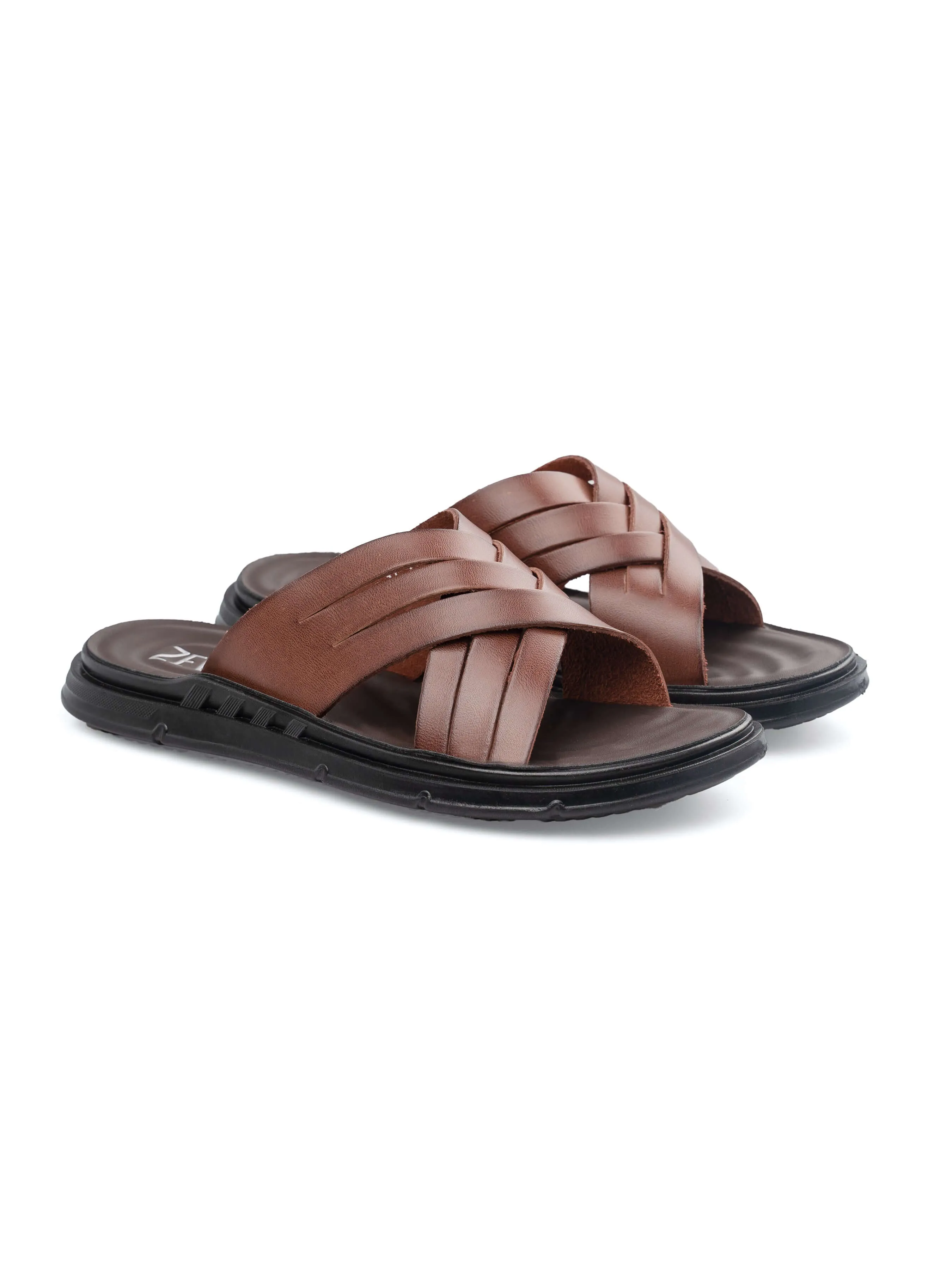 Cyro Sandal - Coffee Leather