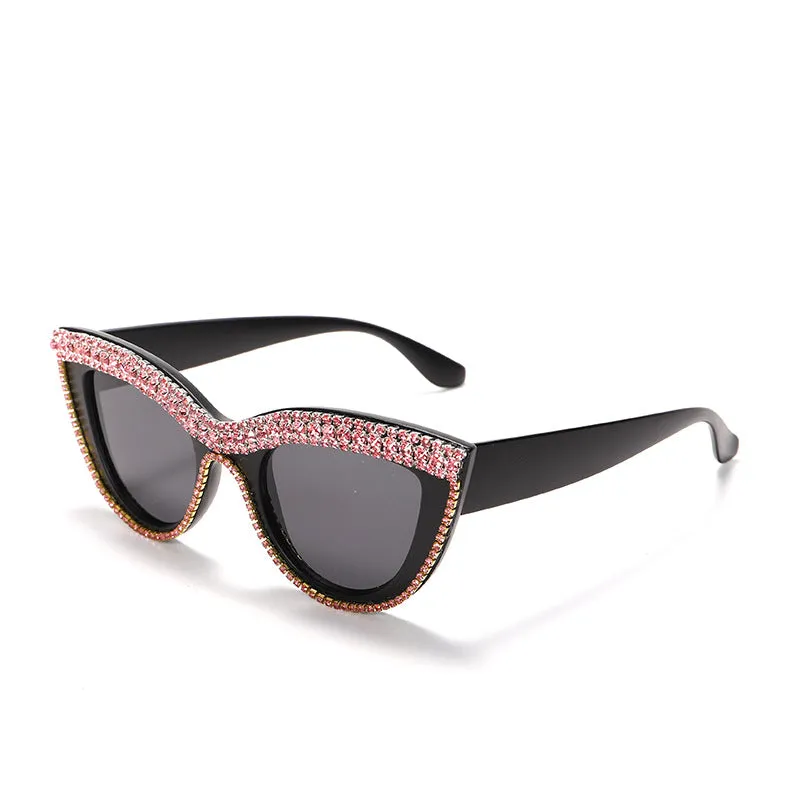 Diamond Cat Eye Sunglasses