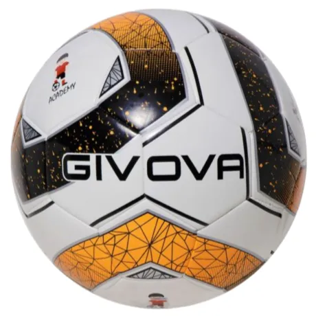 Givova Academy School soccer ball size 4 black-orange