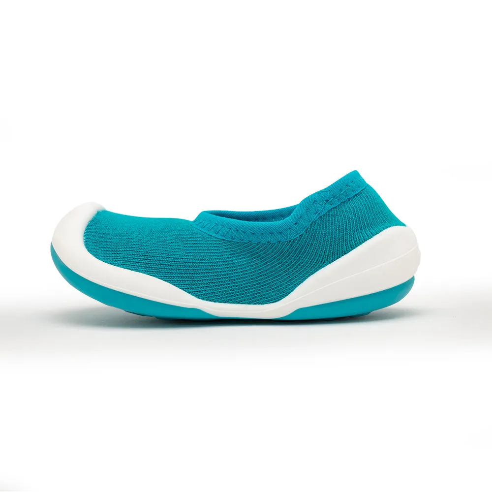 Komuello Baby Shoes - Flat - Teal Solid