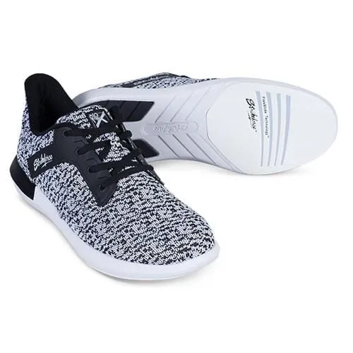 KR Strikeforce Womens Lux White/Black Bowling Shoes Wide