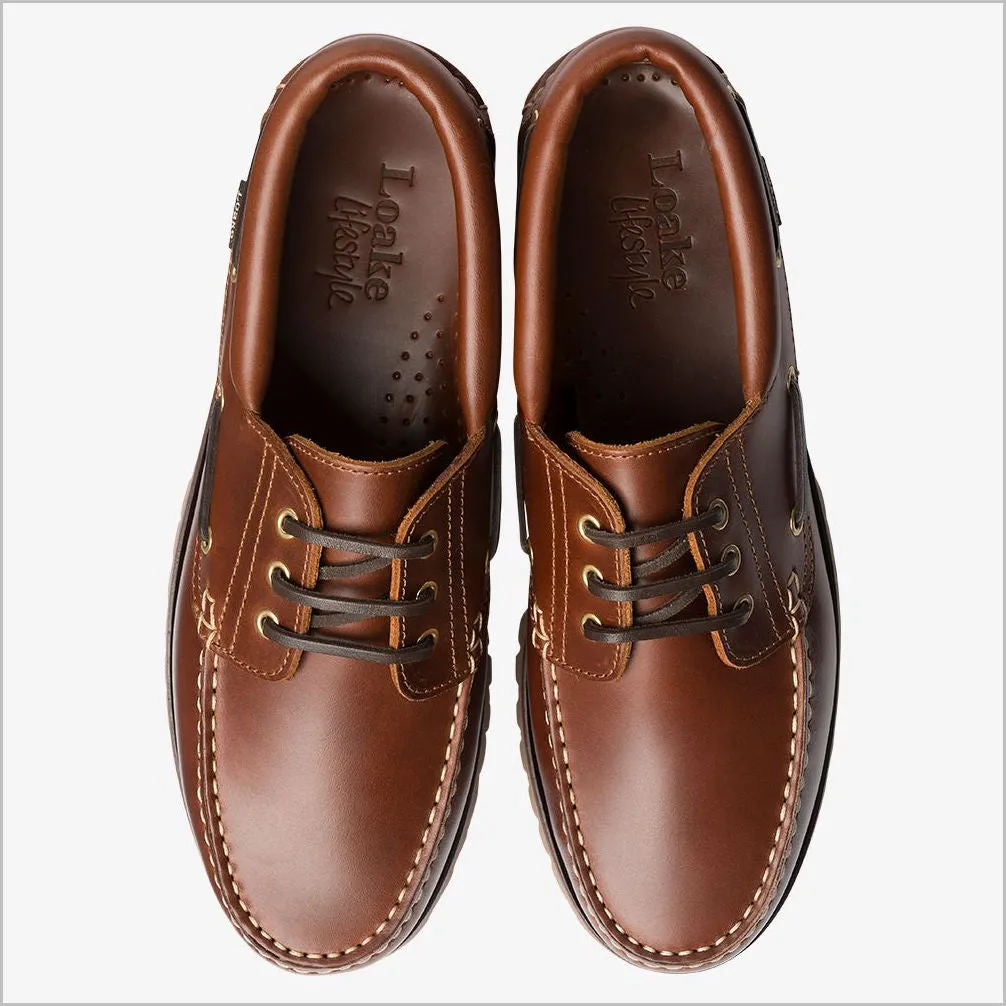 Loake 522 Brown Heavy Deck Shoe*