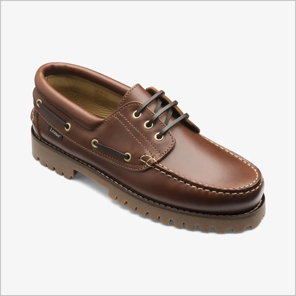 Loake 522 Brown Heavy Deck Shoe*