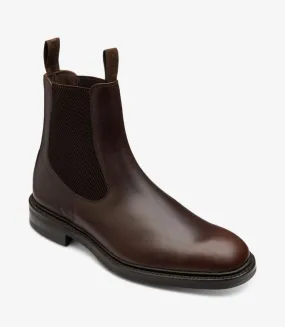 LOAKE - DINGLEY Premium Chelsea Boot - Dark Brown Calf