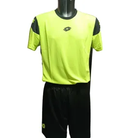 Lotto Star Evo R9692 men's football-soccer sports uniform, fluorescent yellow-black