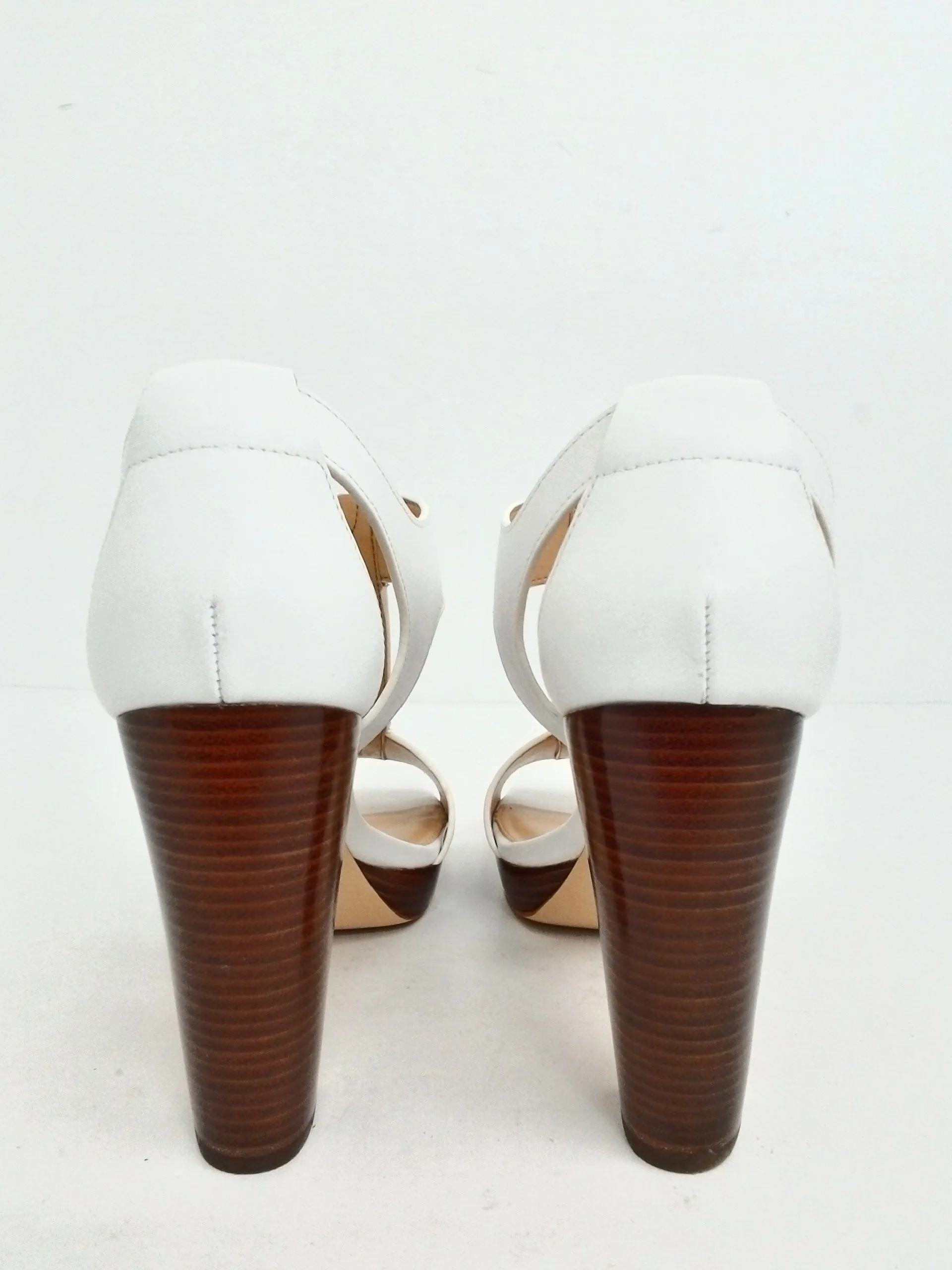 Michael Kors Women's White Leather Size 7 M