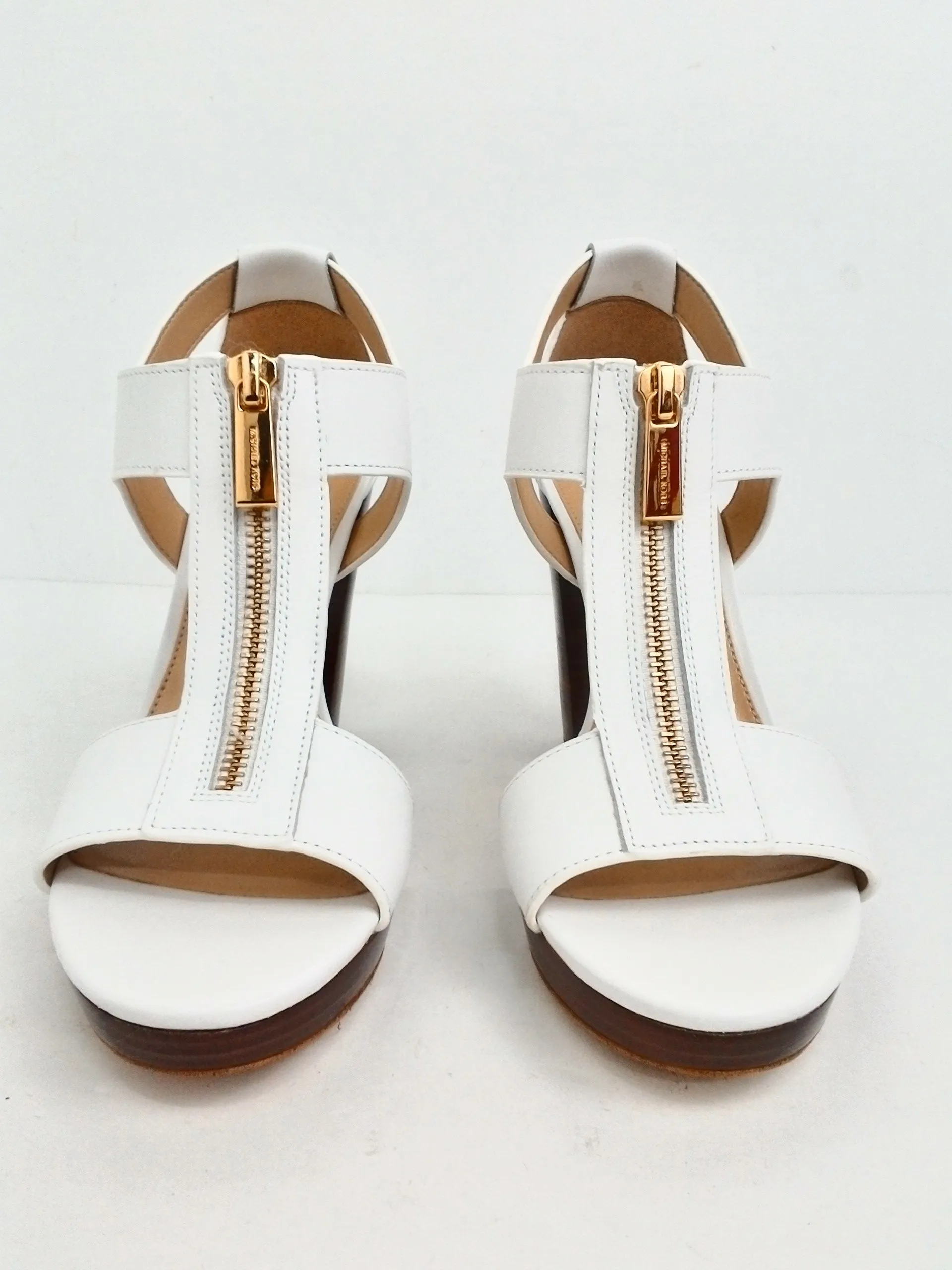 Michael Kors Women's White Leather Size 7 M