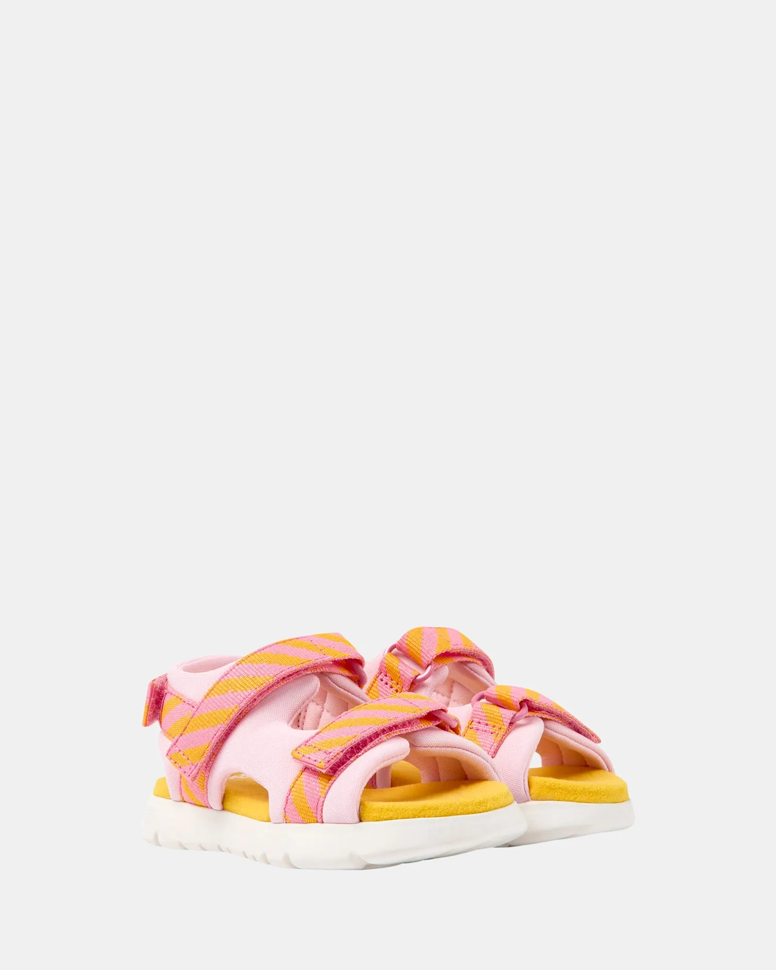 Oruga Sandal Infant Pink Stripe