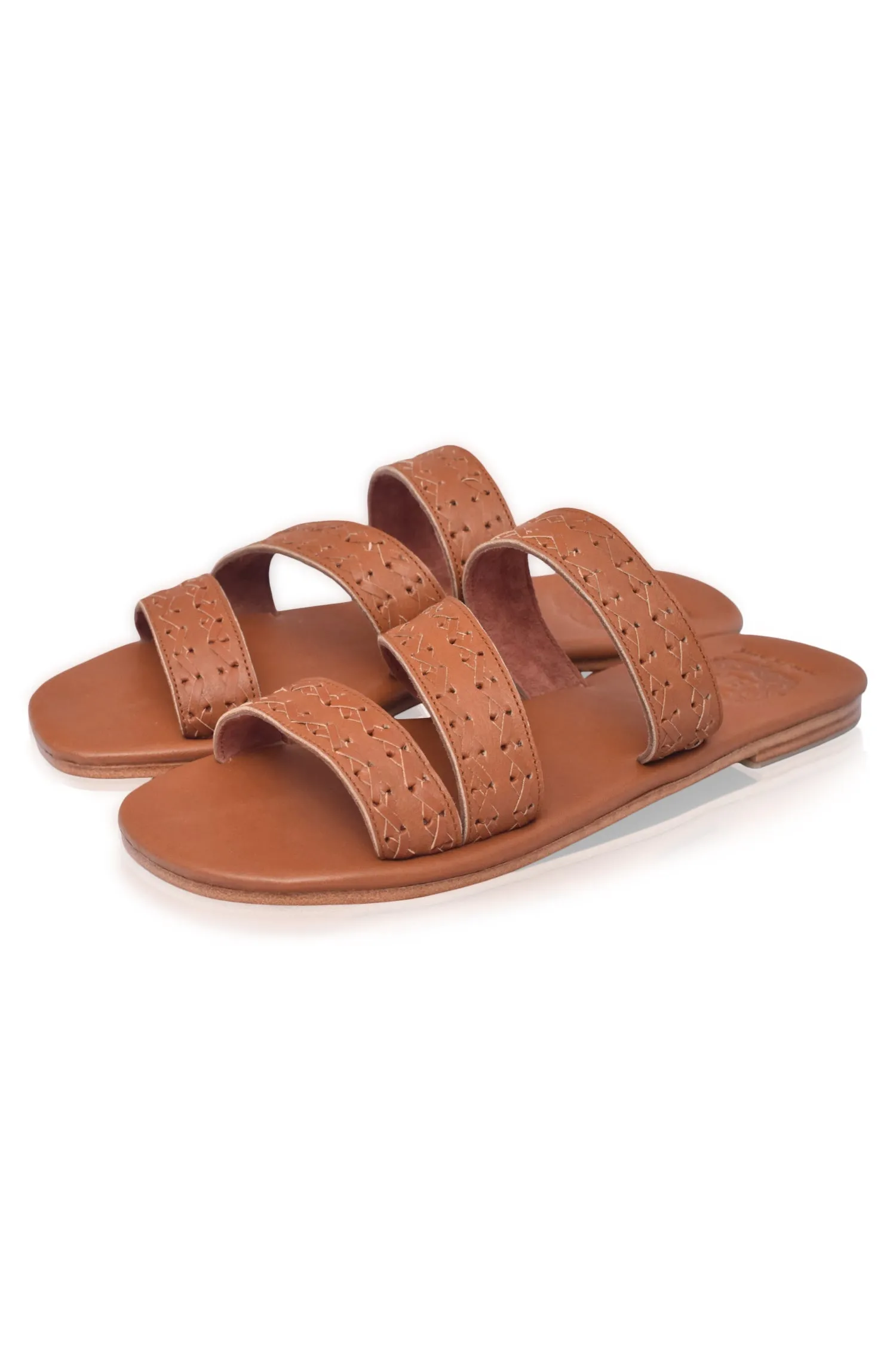 Sail Slide Leather Sandals