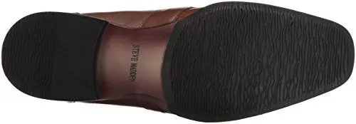 STEVE MADDEN MEN'S SANTER SLIP-ON LOAFER, TAN LEATHER, 13 M US