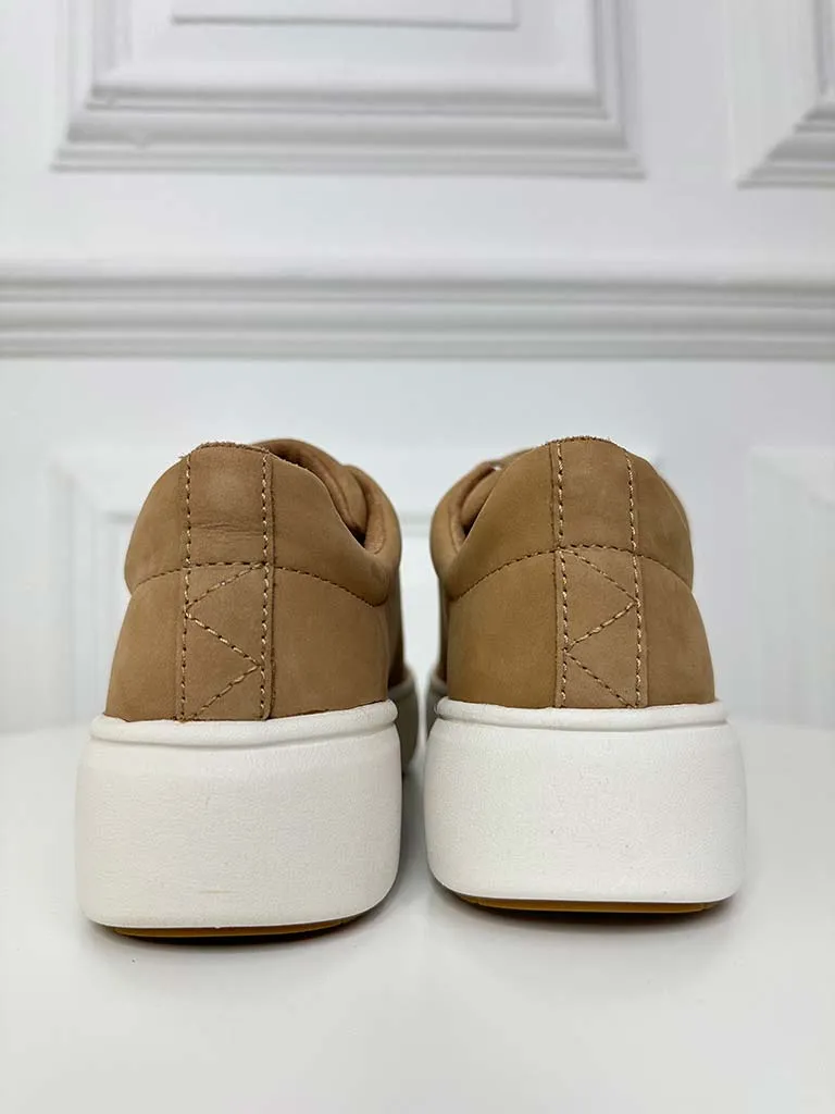 Tamaris Suede Trainers - Camel