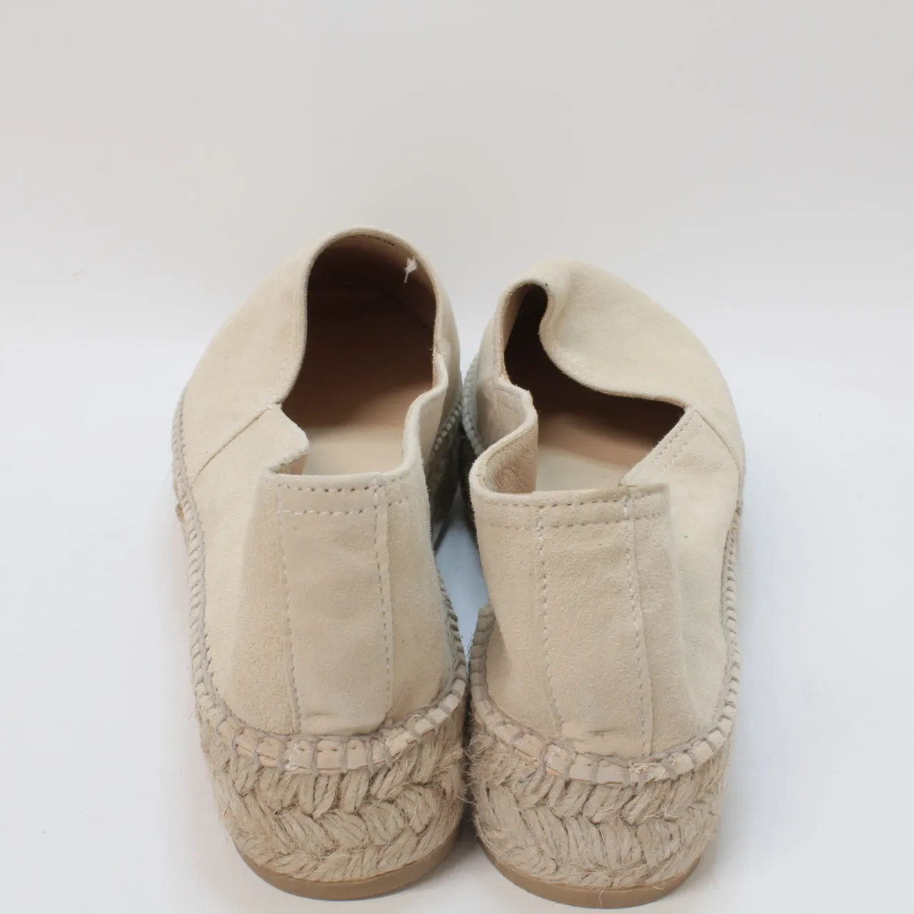 Womens Gaimo For Office Platform Espadrille Cream Suede Uk Size 7